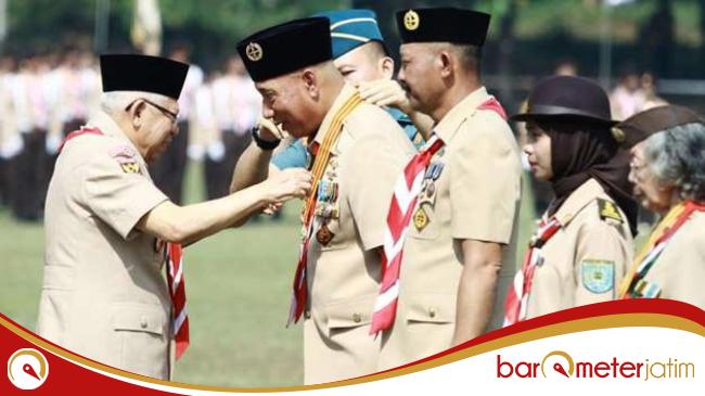 Terima Lencana Melati dari Wapres, Ketua Kwarda Jatim Arum Sabil Tak&nbsp;Menyangka!