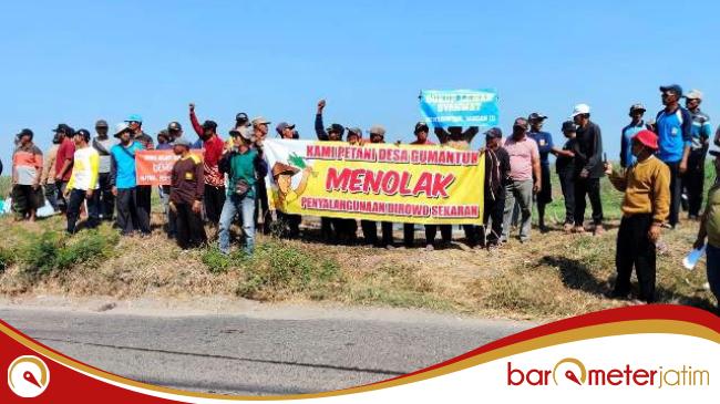 Petani di Lamongan Marah, Demo Tuntut Tambak Liar di Area Rawa Segera&nbsp;Dibongkar!