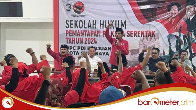 Pahami Regulasi Menangkan Eri-Armuji, PDIP Surabaya Gembleng Kader dengan Sekolah&nbsp;Hukum!