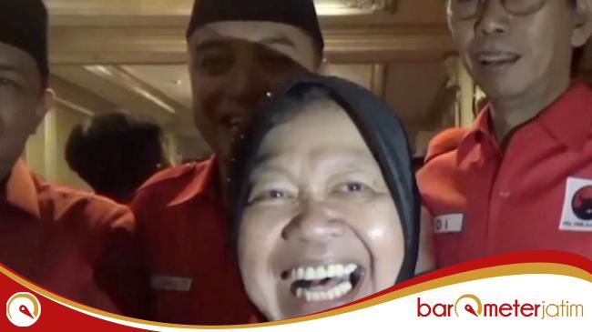 Masih Tertinggal dari Khofifah di Survei Pilgub Jatim, Risma: Aku Baru Jalan&nbsp;Seminggu!